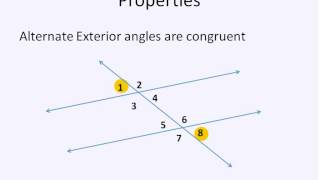 Parallel Lines and Transversals Simplifying Math [upl. by Ahsaz]