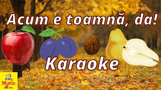 Acum e toamna da Karaoke Negativ SMic Music [upl. by Zadoc173]