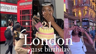 21ST BIRTHDAY VLOG IN LONDON  GIRLS TRIP I TRAVEL VLOG [upl. by Eiral]