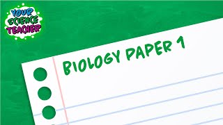 AQA GCSE Biology Paper 1 Prediction 2022 [upl. by Leerzej]