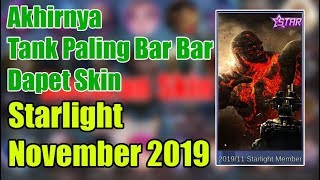 Bocoran Skin Starlight Member November 2019 Milik Hero Ini  Mobile Legends [upl. by Ynnavoeg]