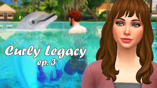 Delfino curioso 🌿  The Sims 4  Curly Legacy  3 [upl. by Akinod325]