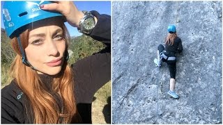 ARRAMPICATA SPORTIVA PER LA PRIMA VOLTA VLOG  SISTIANA [upl. by Burnard677]