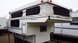 Sold HaylettRVcom  1994 Bronco Used Popup Truck Camper by Palomino RV [upl. by Meean493]