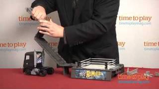 WWE Rumblers Transforming Rumble Rig from Mattel [upl. by Jacenta50]