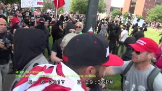 Antifa VS AltRight Fight [upl. by Naujd750]