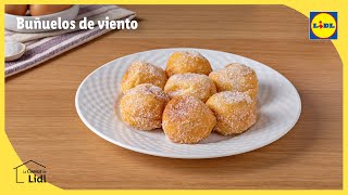 Buñuelos de viento 🥮😋  Recetas de postres  Lidl España [upl. by Garneau]