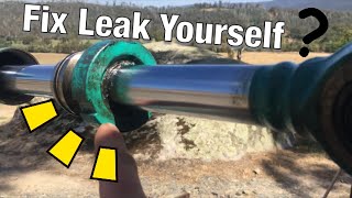 How To Fix A Leaking Hydraulic Cylinder My First Go At Replacing Seals With Basic Tools [upl. by Assiren]