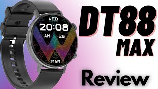 LANÇAMENTO DT88 MAX UM BOM SMARTWATCH PARA MULHERES TELA AMOLED QUE CUSTA BARATO MAIS PECOU NISSO [upl. by Safier]