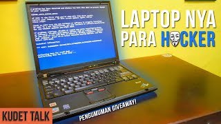 Nostalgia Laptop nya para Hacker  IBM Thinkpad T43Giveaway Closed [upl. by Vilberg566]