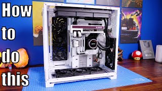 How to build the Lian Li Dynamic Evo XL in reverse mode [upl. by Dnomsad19]