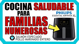 🍟 Probamos la PHILIPS ESSENTIAL AIRFRYER XL 🍗 ¡Una FREIDORA SIN ACEITE XL ¡con 62L de CAPACIDAD [upl. by Paine]