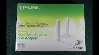 TP LINK WI FI adapter Unboxing amp Review TL WN822N [upl. by Elayor]