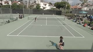 24 Sectionals QF UCSD A vs LMU A  Womens Doubles [upl. by Kantos]