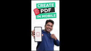 How to Create a PDF file on your Mobile [upl. by Yliram]