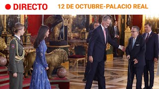 12 DE OCTUBRE La PRINCESA LEONOR se suma por 1ª VEZ a la RECEPCIÓN de los REYES  RTVE [upl. by Weksler442]