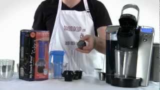 Keurig KCup Brewer vs My FrenchPress non electric KCup coffee maker [upl. by Bernardina]