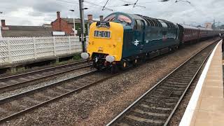 Deltic Power and Clag at Retford [upl. by Nanette]