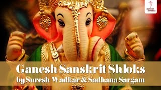 Ganesh Sloka Vakratunda Mahakaya Sanskrut Shlok  Stotra Sumnajali  All God Slokas Must Watch [upl. by Brandt]