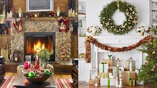 🎄100 CHRISTMAS MANTEL AND FIREPLACE DECOR IDEAS  CHRISTMAS DECORATING IDEAS 2024 🎄 [upl. by Phalan319]