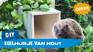 Egelhuis maken van hout  OERRR DIY [upl. by Amian]