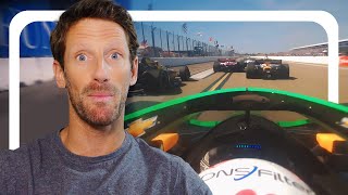 IndyCar Driver Reacts to St Petersburg Grand Prix  Romain Grosjean [upl. by Brendan]