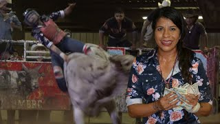 Una Mujer Que Monta Toros En USA😳 [upl. by Laney]