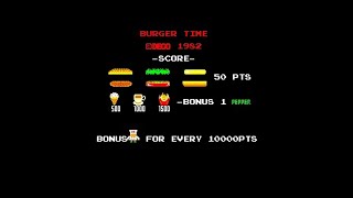 Burger Time  Arcade Deco  Data East 1982 [upl. by Zigrang679]