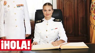 La princesa Leonor ingresa en la Escuela Naval de Marín así será su rutina como guardiamarina [upl. by Eolhc]