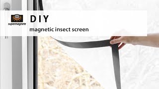 DIY  Magnetic Insect Screen super easy [upl. by Isla217]