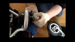 Tfk Joggster Twist front wheel wont swivel [upl. by Senn]