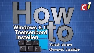 How to Windows 81 toetsenbord instellingen [upl. by Drain553]