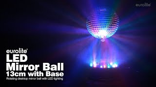 EUROLITE LED Mirror Ball 13cm with Base [upl. by Ansel]