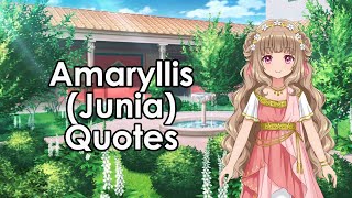 Quotes Amaryllis Junias Toga Costume [upl. by Barling]