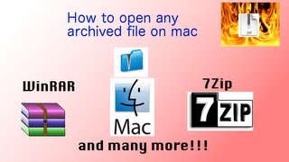 How to open WinRAR or 7Zip on Mac iZIP No internet downloads sloppygoo3624 [upl. by Gide967]