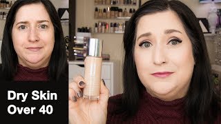 CLINIQUE BEYOND PERFECTING FOUNDATION  Dry Skin Review FOUNDATION FEST [upl. by Alaaj196]