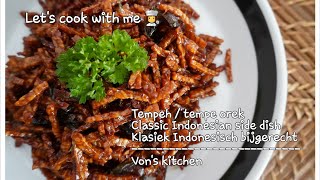 How to cook Tempeh in the classic wayIndonesian side dish  Tempeh  Tempe orek  VK37 tempeh [upl. by Yerahcaz913]