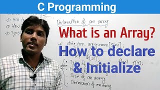 What is an Array ll How to declare and initialize in C Programming [upl. by Gregson975]