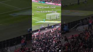 Man United Chant  Level Easy manutd chant fans scouse football soccer ggmu united funny [upl. by Nylsor]