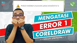 SOLUSI  Mengatasi ERROR 1 CorelDRAW [upl. by Bettine]