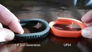 Jawbone  UP vs UP24 [upl. by Gracye641]