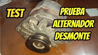 Test alternator Prueba y desmonte todos los autos [upl. by Llenyaj]