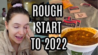 VLOG bad start to 2022 we got covid  the days that followed [upl. by Catlaina]