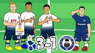 ⚪TOTTENHAM vs CHELSEA🔵 31 Glory Glory Tottenham Hotspur Parody Goals Highlights [upl. by Lona]