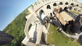 Leonardos Flugmaschine 360°  Familypark [upl. by Anyotal98]