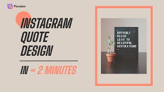 How to Design Stunning Instagram Quotes in Less Than 2 Minutes [upl. by Epul912]