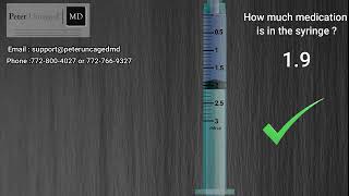 How to read a syringe [upl. by Haraj]