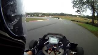 KT100 karting at VIR plus crash [upl. by Anifad862]