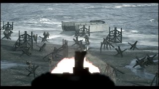 THIS GAME LOOKS like REAL LIFE OMAHA BEACH from SAVING PRIVATE RYAN shorts [upl. by Nylyram]