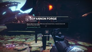 Gofannon Forge Completion Nessus Destiny 2 Black Armory [upl. by Oiuqise]